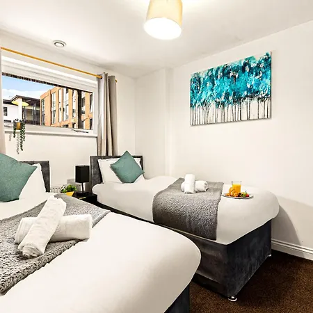 Apartment Stylish Centre 2br - Free Parking - 2 Mins To First Direct Arena