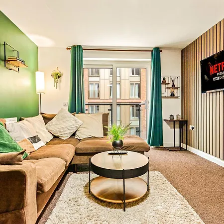 Apartment Stylish Centre 2br - Free Parking - 2 Mins To First Direct Arena Leeds (West Yorkshire)
